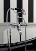 Kerasan Bateria wannowa-natryskowa z zestawem natryskowym Retro chrom 739490